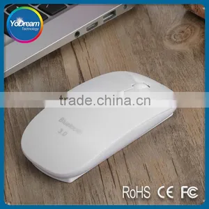 Ultra Slim Designer Rechargeable AA Battery Bluetooth 3.0 Wireless Mouse 1000 1200 1600 DPI CE ROHS FCC Certificate thumbnail-2