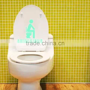 Fashionable PVC Waterproof Custom Design Toilet Stickers thumbnail-1