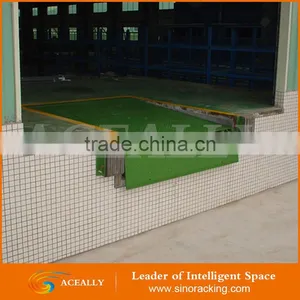 Factory Loading Manual Air Powered Hydraulic Edge Vertical Lift Dock Leveler thumbnail-4