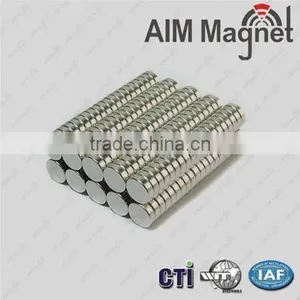 Strong Neodymium Cylindrial Magnet 10mm x 5mm N42 thumbnail-1
