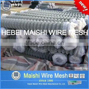 50mm Mesh Opening Wire Galvanized Chain Link Diamond Mesh thumbnail-1