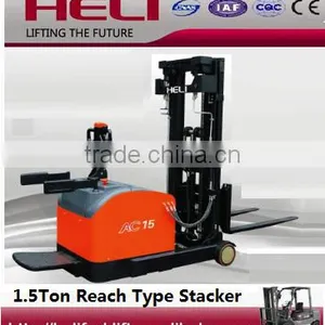 China Top1 Brand 1500KG Heli Electric Reach Stacker thumbnail-1