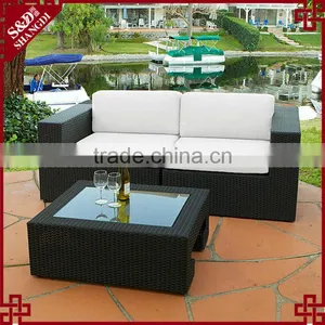 Used Home Bar Furniture Wholesale Rattan Hand Craft Simple Design Sofa Set thumbnail-1