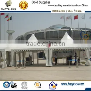 Hot Sale Good Quality High Peak Wedding Tent 6x6m Pagoda for Sale thumbnail-1