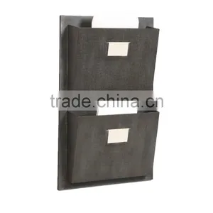 Antique Design 2 Slot Hanging Metal Mailbox thumbnail-1