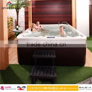 3 Person Freestanding Rectangular Acrylic Balboa System Air Jet Massage Spa Hot Tub thumbnail-1