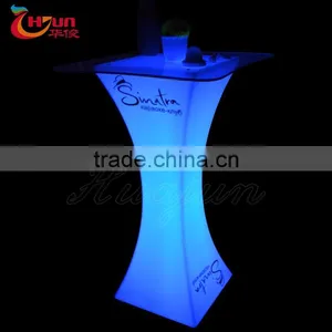 Commercial Bar Furniture Rechargable Battery Color Changing Led Bar Table thumbnail-3