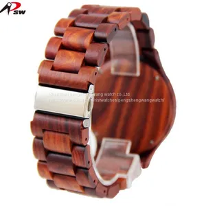 Best Selling Hand Made Wood Watch Custom Logo Wood Watch Small Moq thumbnail-4