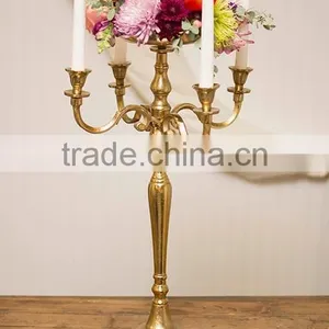 Gold Candelabra , Crystal Candelabra Centerpieces Wholesale , Glass Candelabra thumbnail-2