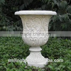 Polyresin Hot Sale For Hotel Decoration Angle Garden Flower Pot thumbnail-1