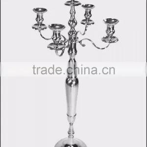 Wedding Crystal Candelabra / Crystal Five Arm Candelabra / Wedding Centerpieces / Metal Candelabra / Aisle Candelabra / Entrance thumbnail-1