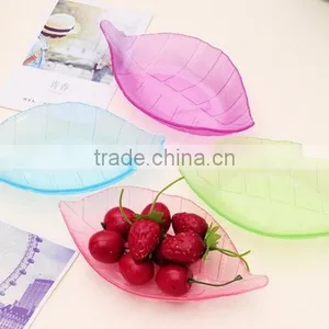 Leaf Shaped Fruit Tray, Sundries Plastic Storage Trays thumbnail-1