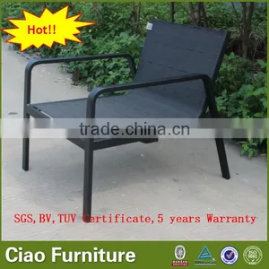 Garden Mesh Chair Furniture Outdoor Aluminium Arm Chair thumbnail-3