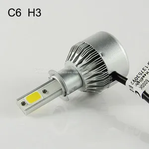 Led Headlight C6 h3 Cob 30W/Bulb 60W/Set 6400lm/set LED Headlight Bulbs Hi/Lo Led Car Headlight Headlamp thumbnail-3