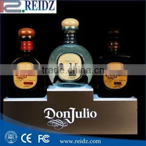 2016 Hot Customized Bottle Display Acrylic Step Shelves thumbnail-3