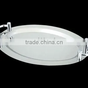 Elegant Stainless Silver Plate for Hotel Using and Low Price thumbnail-1