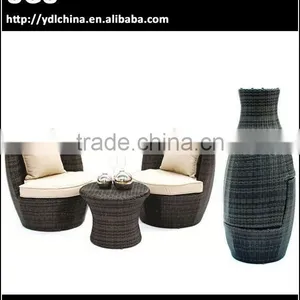 Aluminium Frame Rattan Wicker Outdoor Garden Set thumbnail-1