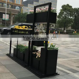 Fiberglass Modern Square Planter thumbnail-3
