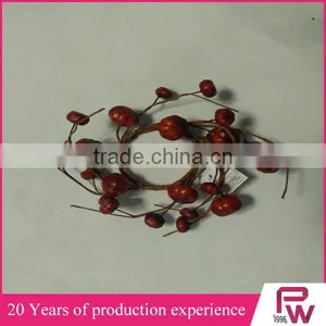 Natural Material Winter Festival Decorative Candle Ring Wreaths Decorative Wreath thumbnail-3