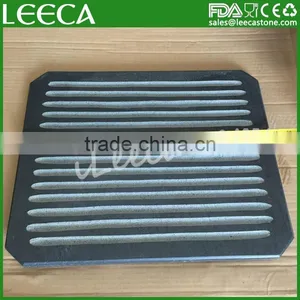 Hot Stone Black Lava Stone Plate, Lava Stone for Cook thumbnail-3