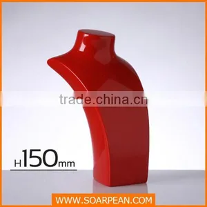 High-end Red Neck Mannequin for Jewelry Display Stand thumbnail-4