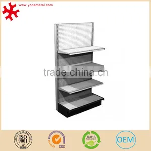 Heavy Duty Metal Stainless Steel Supermarket Gondola Shelving thumbnail-1