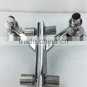 V Shape Glass Facade Spider Heavey Duty Glass Clamp thumbnail-1