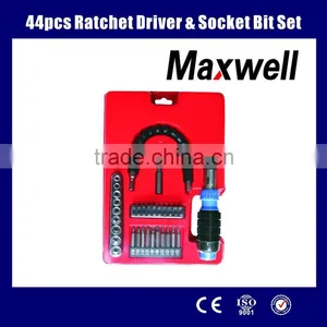 44pcs Ratchet Driver & Socket Bit Set thumbnail-1