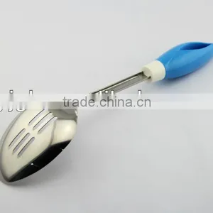 2014 New Design Stainless Steel Kitchenware Slotted Spoon thumbnail-3