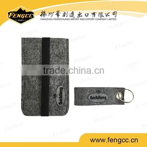 Promotional Fashion Custom Design Prining Felt Key Chain thumbnail-1