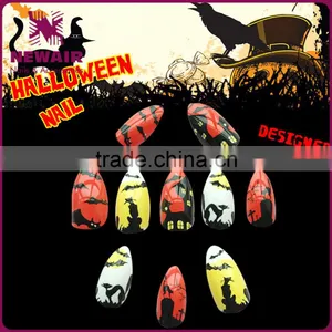 2017 New Fashion Dark Holloween Nail Art Tips thumbnail-5