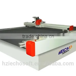 IECHO Leather Car Seat Cover Cutting Machine With Electric Oscillating Knife thumbnail-1