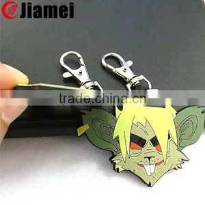 Promotional Keychain Souvenir 2016 Custom Rubber Keyring With Custom Logo thumbnail-1