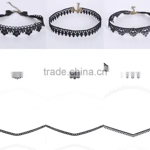 Vintage Twist Charm Velvet Necklace Diy Black Choker Velvet Necklace for Her Love Gifts 2016 thumbnail-3