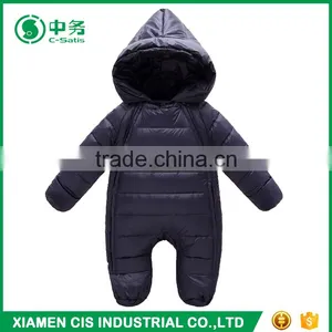High Quality Baby Winter Clothes Set Cotton Padded Boys and Girl Blank Romper thumbnail-4