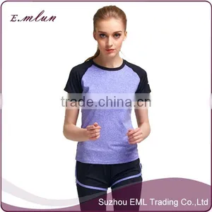 2017 New Fashion Sports Suit for the Women Wholesale Cotton Gym Suit thumbnail-1