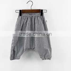 Wholesale Harem Pants Gingham Cotton Fabric Children Clothes Online Shop China thumbnail-6