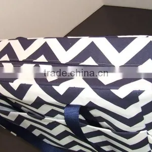 Fashion Monogrammed Big Stripe Tote Bag thumbnail-4