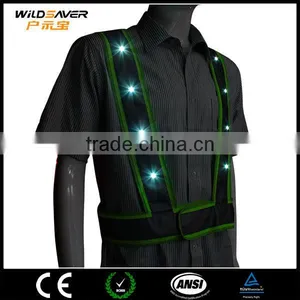 New Design Led Fluorescence Vest /industrial Safety Clothing thumbnail-2