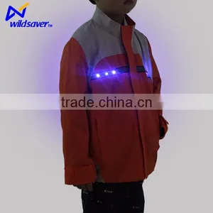 Unique High Visibility LED Glowing Reflective Traffic Safety Kid Jacket thumbnail-1