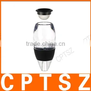 Professional Wine Decanter Set Mini Essential Red Wine Quick Aerator With Filter Stand and Pouch thumbnail-1