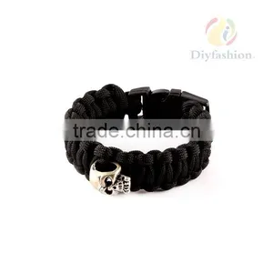 New Design Cheap Adjustable Stainless Custom In Paracord Bracelet PC6017-6 thumbnail-5