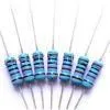 Blue 4 Watt 1 % 0.1R / 10M E96 Metal Film Resistor For PCB , Electrical Resistor thumbnail-1
