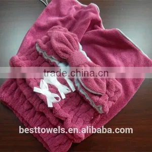 Wholesale Custom Ladies Bath Big Bow Lovely Head Hair Band thumbnail-4