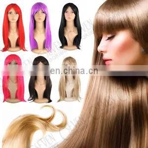 Many Colors Womens Long Straight Synthetic Wig FW2112 thumbnail-1