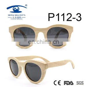 Oak Sunglasses With Smoke Lens Polarized Wooden Sunglasses thumbnail-1