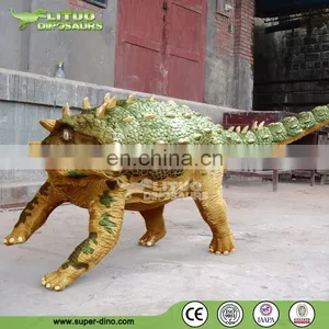 Life Size Dinosaur Animatronic Dinosaur Ankylosaurus Remote Control Walking Dinosaurs thumbnail-3