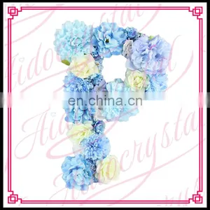 Aidocrystal Morden Home Decor Wholesalers Artificial Flowers Arts And Crafts Flower Letters thumbnail-6