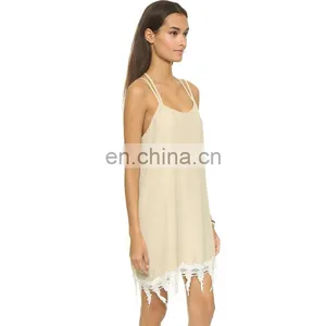 OEM Hot Sale Latest Casual Fashion Dress Designs Ladies Dress Cutting thumbnail-3