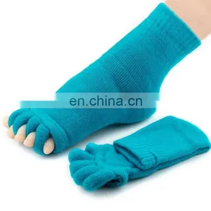 Yoga Sports GYM Five Toe Separator Socks Alignment Pain Health Massage Socks #YG-02 thumbnail-1